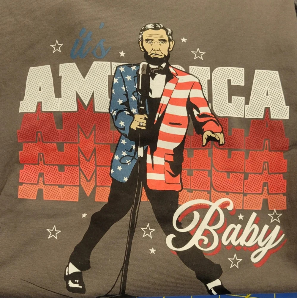 It's America Baby 3xl - Charocoal Color